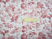 Rose Flower Cotton Twill Print Fabric