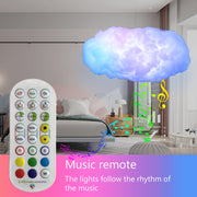 USB Cloud Light APP Control Music Synchronization 3D RGBIC Ambient Light Lightning Simulation Clouds Bedroom Room Light