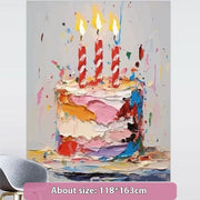 Birthday Scene Setting Supplies Birthday Arrangement Decoration Cake Hanging Cloth Banner Photo Props Background Wall