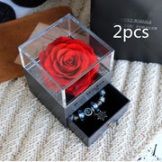 Eternal Rose Flower Jewelry Box - Valentine’s & Wedding Gift