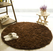 Fluffy Round Rug for Living Room