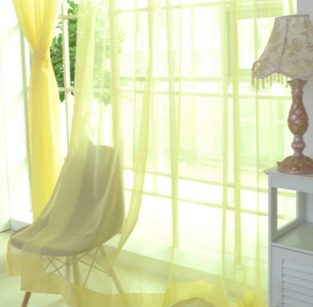 Transparent Tulle Curtains For Bedroom