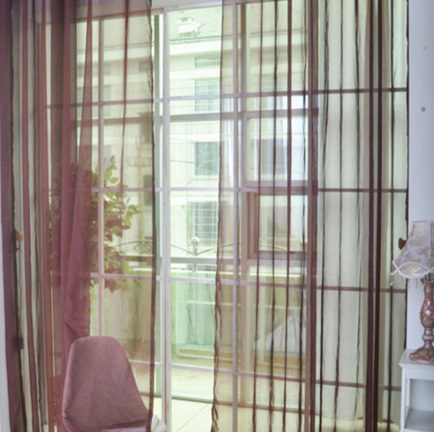 Transparent Tulle Curtains For Bedroom