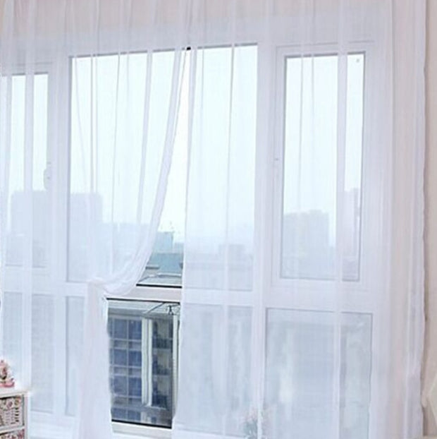 Transparent Tulle Curtains For Bedroom