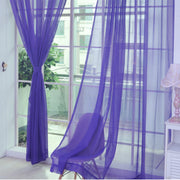 Transparent Tulle Curtains For Bedroom