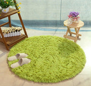 Fluffy Round Rug for Living Room