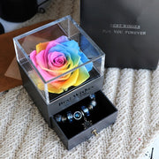 Eternal Rose Flower Jewelry Box - Valentine’s & Wedding Gift