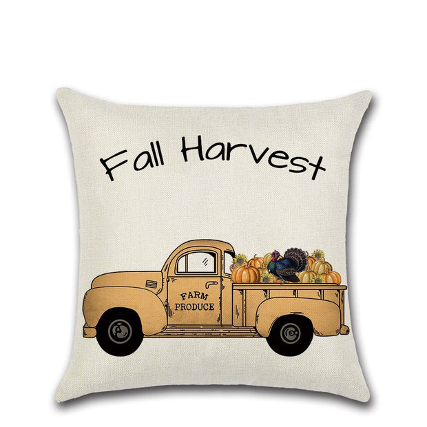 Thanksgiving theme pillowcase cushion cover