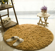 Fluffy Round Rug for Living Room