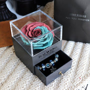 Eternal Rose Flower Jewelry Box - Valentine’s & Wedding Gift