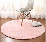 Fluffy Round Rug for Living Room