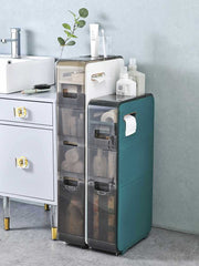 Narrow Cabinet Drawer Bathroom Storage