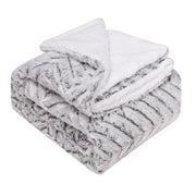 Thickened Flannel Lamb Wool Composite Double Blanket Leisure Blanket Gift Blanket