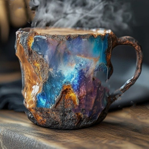 400ml Resin Mineral Crystal Coffee Mugs