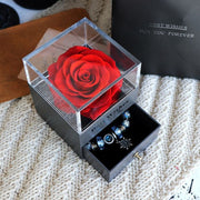 Eternal Rose Flower Jewelry Box - Valentine’s & Wedding Gift