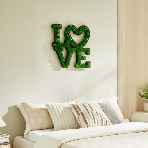 LOVE Letter Art Moss Wall Decorations