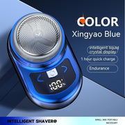 Smart Mini Electric Shaver with Digital Display | Portable, USB Rechargeable, Waterproof Shaving for Men – Compact & Travel-Friendly