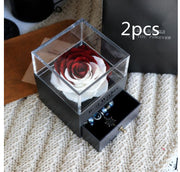 Eternal Rose Flower Jewelry Box - Valentine’s & Wedding Gift