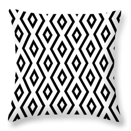 Simple Black and White Peach Skin Pillowcase