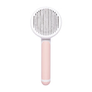 New Pet Cat Brush Hot Selling Hand-held Steel Wire Self-cleaning Comb Looper For Hair Removal