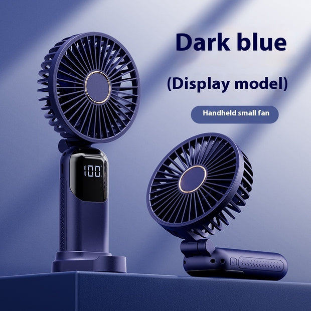 Portable Handheld Fan – Rechargeable, USB-Powered, Foldable & Ultra-Quiet with 5-Speed Settings