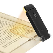 LED USB Rechargeable Book Reading Light – Adjustable Brightness, Clip-On, Eye Protection, Portable Bookmark Light for Night Reading & Travel