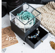 Eternal Rose Flower Jewelry Box - Valentine’s & Wedding Gift