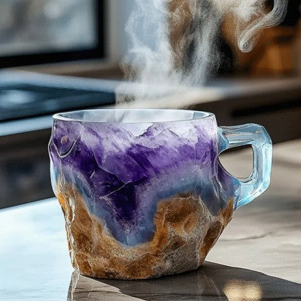 400ml Resin Mineral Crystal Coffee Mugs