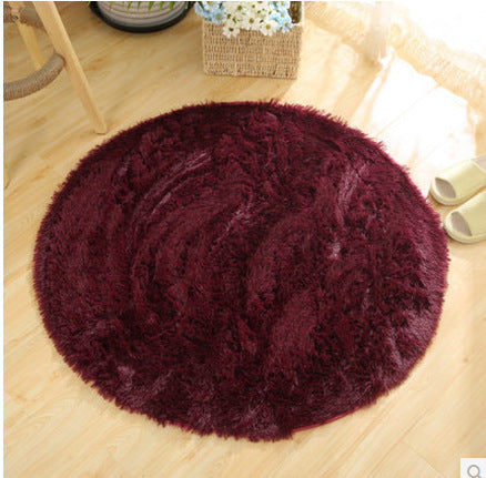 Fluffy Round Rug for Living Room