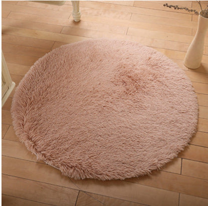 Fluffy Round Rug for Living Room