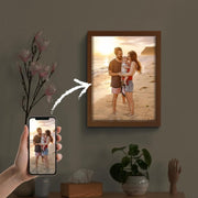 Personalized LED Photo Painting - Custom Glowing Photo Frame for Christmas