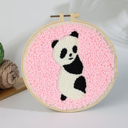 Handmade Embroidery Material Package Needle Children Beginners Stamp String Art Decoration