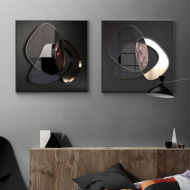 Abstract 3D Metal Wall Art