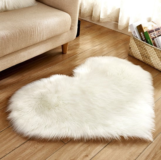 Fluffy Heart Shaped