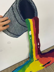 Rainbow 3D Creative Carpet