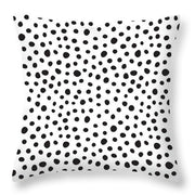 Simple Black and White Peach Skin Pillowcase