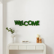 WELCOME Letter Art Moss Wall Decorations