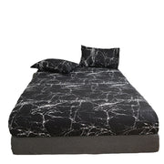 Printed Brushed Fitted Sheet One-piece All-inclusive Mattress Cover