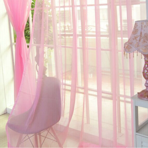 Transparent Tulle Curtains For Bedroom