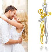 Affectionate Hug Necklace - Couples Anniversary & Valentine's Day Gift