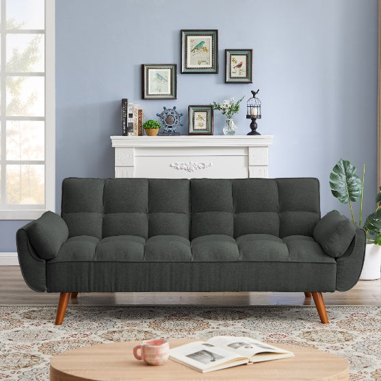 Dark Grey Home Fabric Sofa