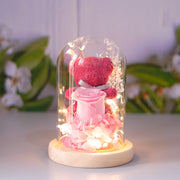 Little Bear Glass Cover Ornament - Christmas & Valentine’s Gift