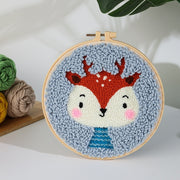 Handmade Embroidery Material Package Needle Children Beginners Stamp String Art Decoration