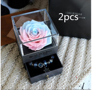 Eternal Rose Flower Jewelry Box - Valentine’s & Wedding Gift