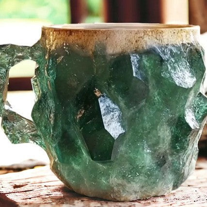 400ml Resin Mineral Crystal Coffee Mugs