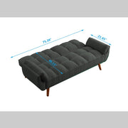 Dark Grey Home Fabric Sofa